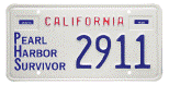 Pearl Harbor Survivor Plate